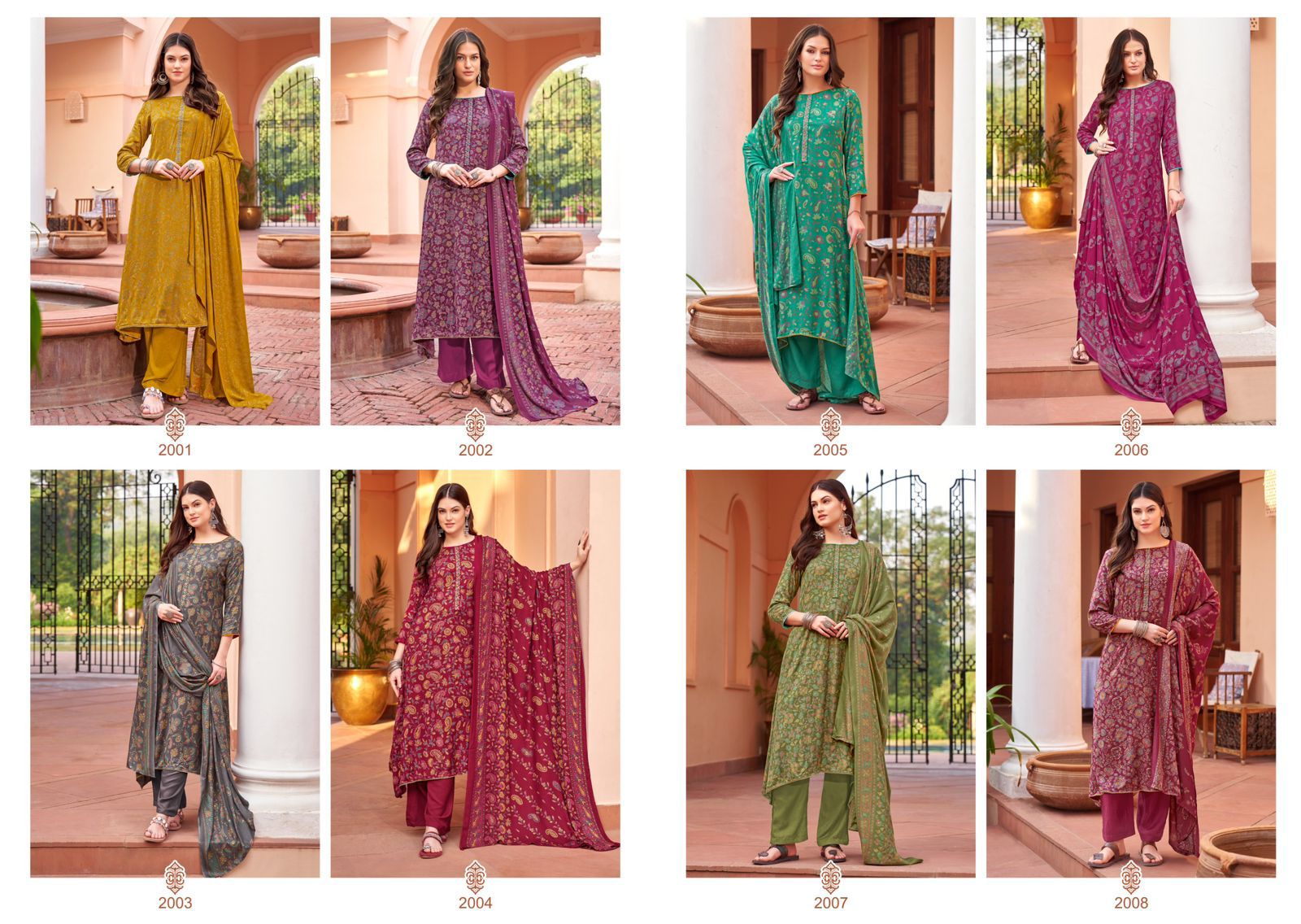 Sayuri Winter Vol 2 Salvi Fashion Pure Viscose Pashmina Suits Exporter