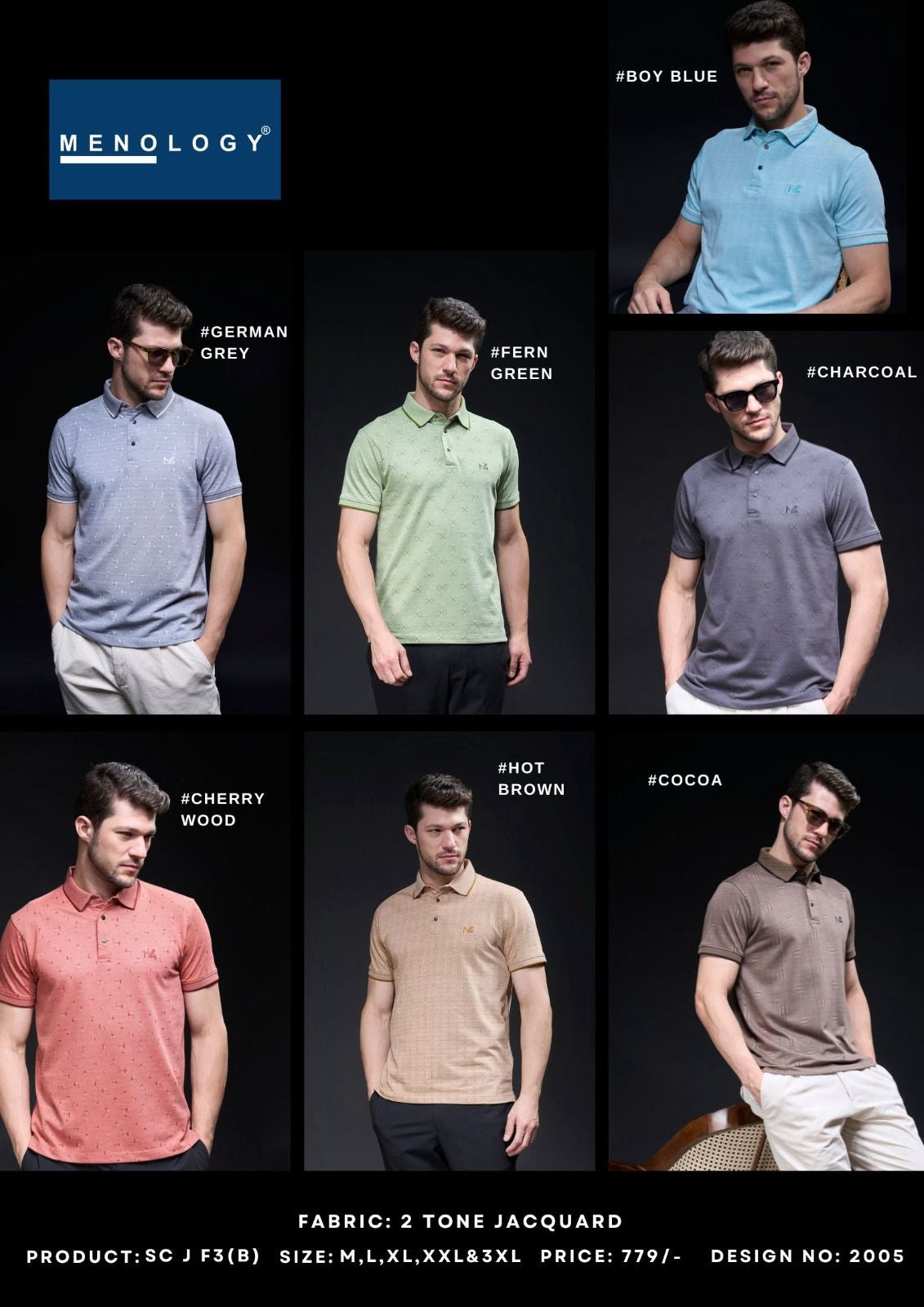 Sc J F3 B Menology 2 Tone Mens Tshirts Wholesaler