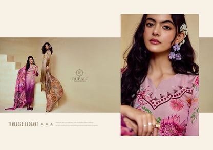 Scarlet Bloom Rupali Viscose Muslin Pant Style Suits Wholesaler Ahmedabad