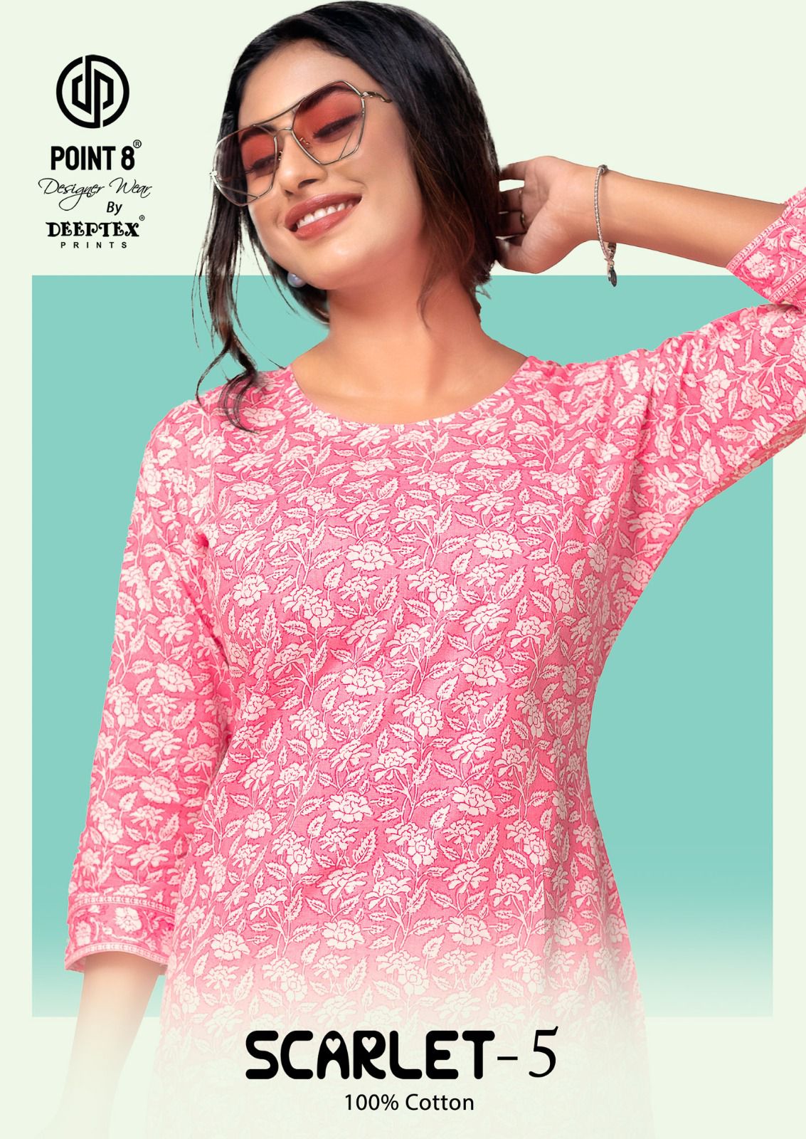 Scarlet Vol 5 Deeptex Prints Cotton Short Kurtis Exporter