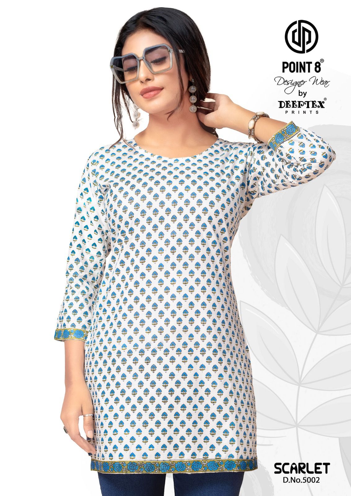 Scarlet Vol 5 Deeptex Prints Cotton Short Kurtis Exporter