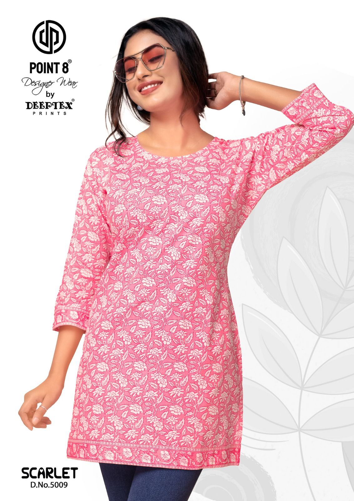Scarlet Vol 5 Deeptex Prints Cotton Short Kurtis Exporter