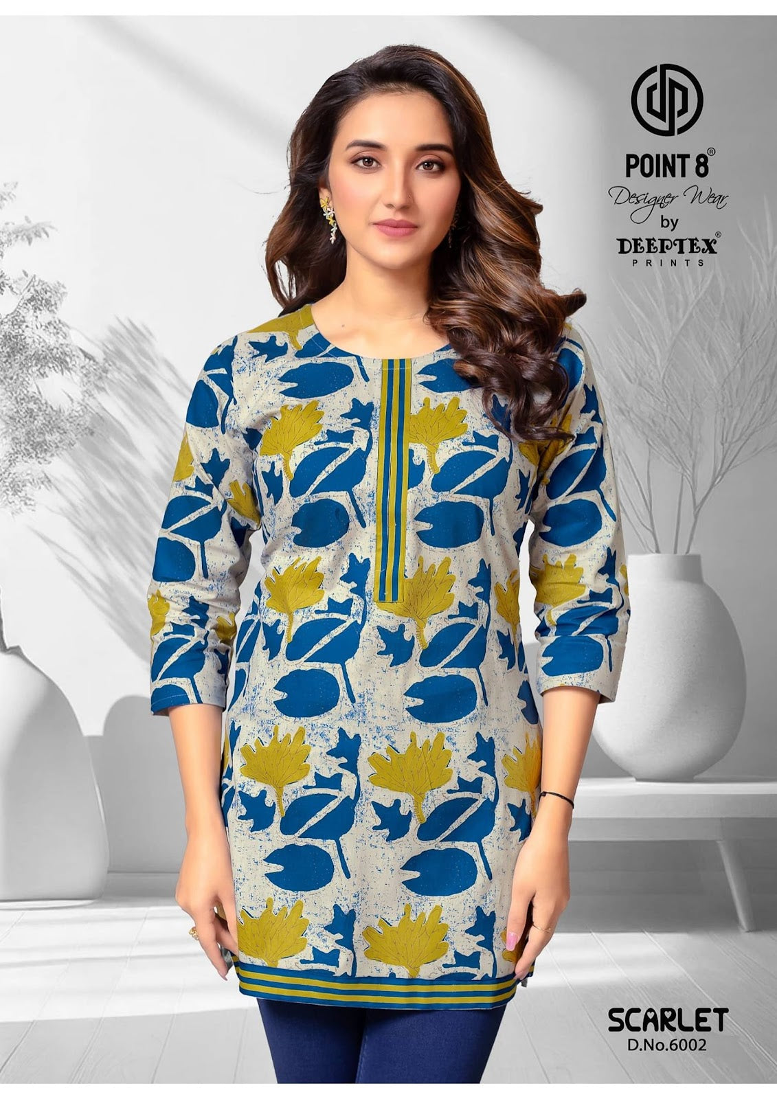 Scarlet Vol 6 Deeptex Prints Cotton Short Kurtis Wholesaler Ahmedabad