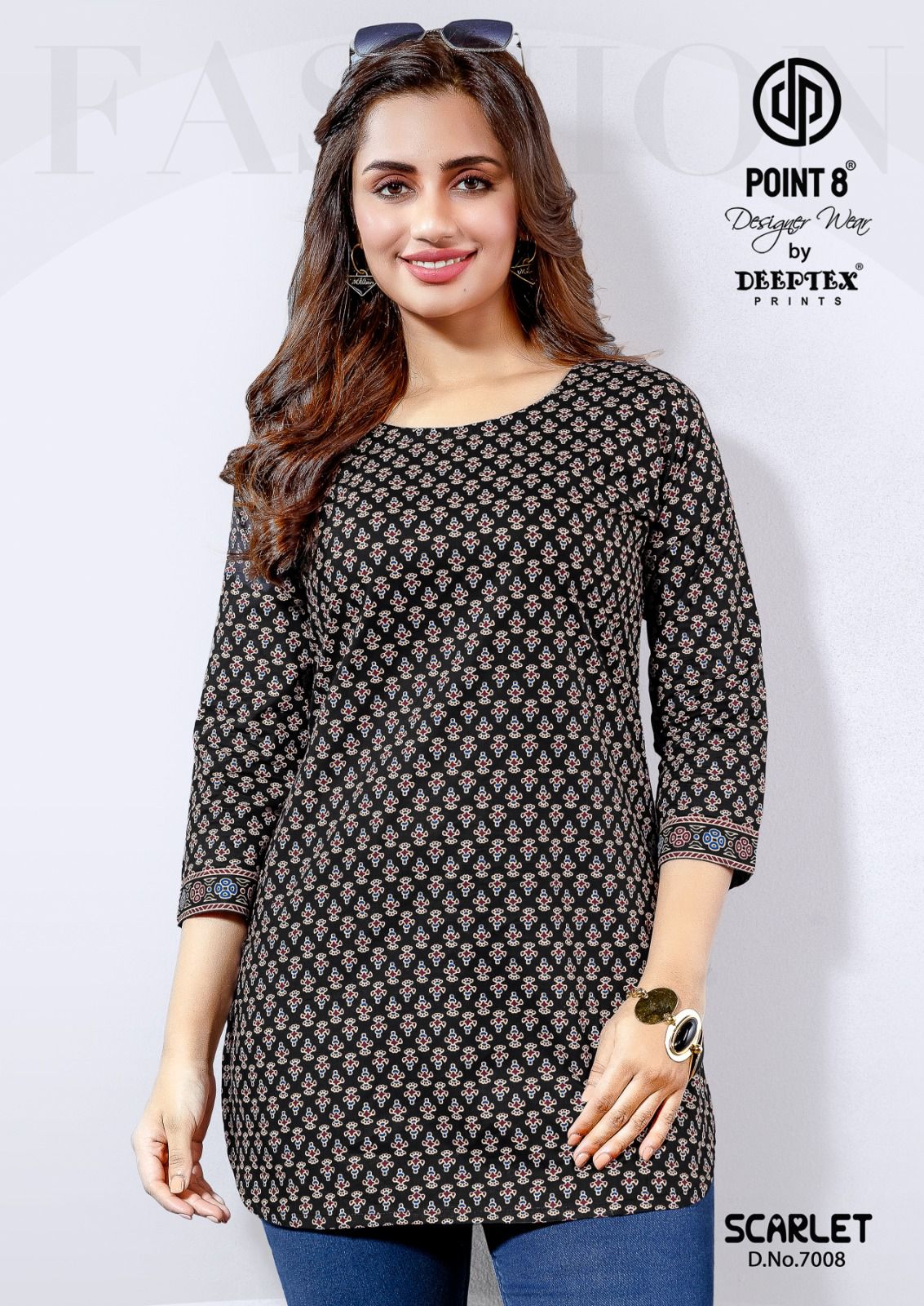Scarlet Vol 7 Deeptex Prints Cotton Short Kurtis Supplier India