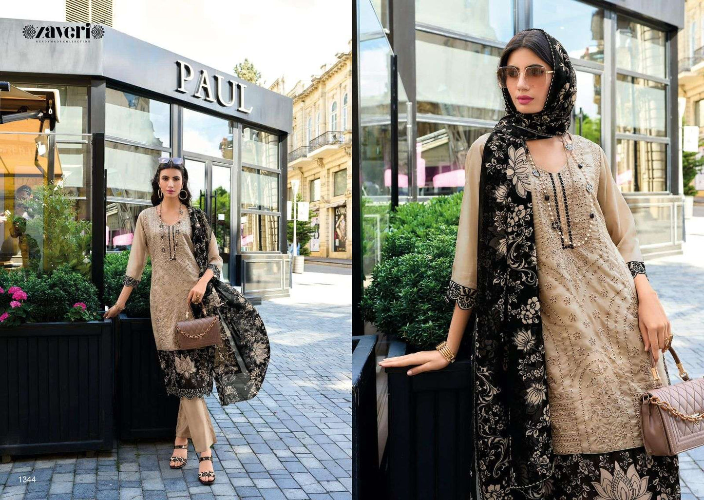 Scarlet Zaveri Soft Organza Pakistani Readymade Suits Manufacturer Gujarat