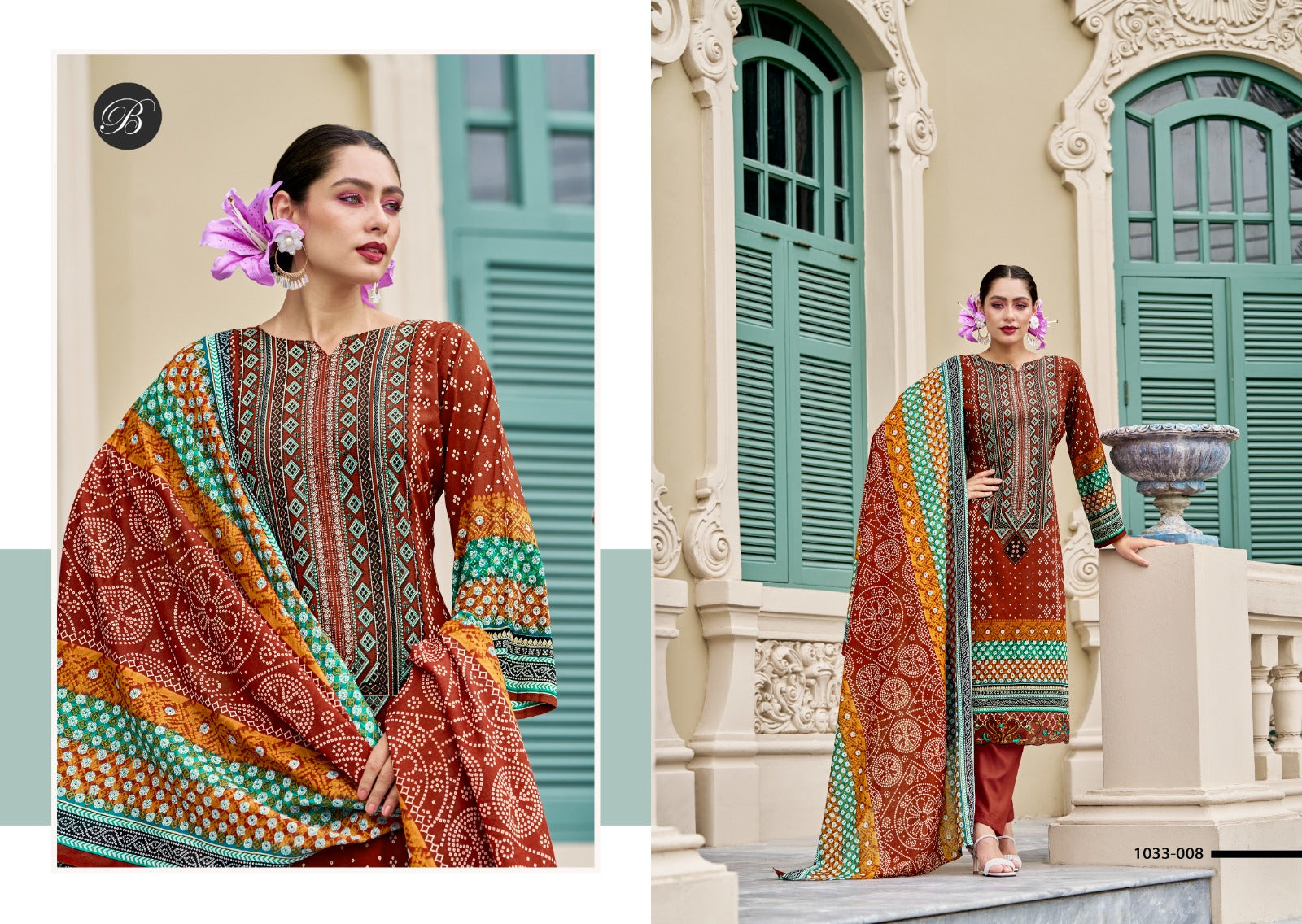 Scarlette Belliza Designer Studio Cotton Karachi Salwar Suits Wholesale Price