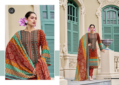 Scarlette Belliza Designer Studio Cotton Karachi Salwar Suits Wholesale Price