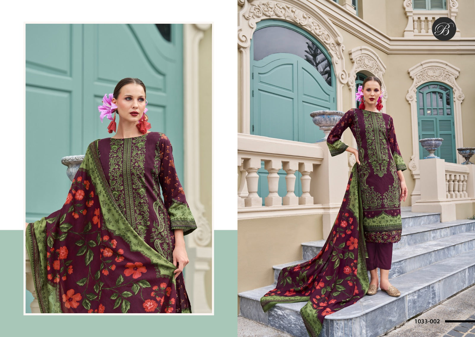 Scarlette Belliza Designer Studio Cotton Karachi Salwar Suits Wholesale Price