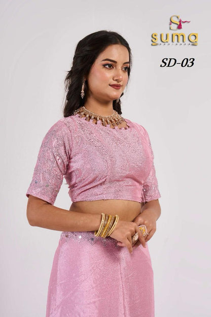 Sd 01 To Sd 011 Suma Designer Swarovski Sarees Wholesaler Gujarat