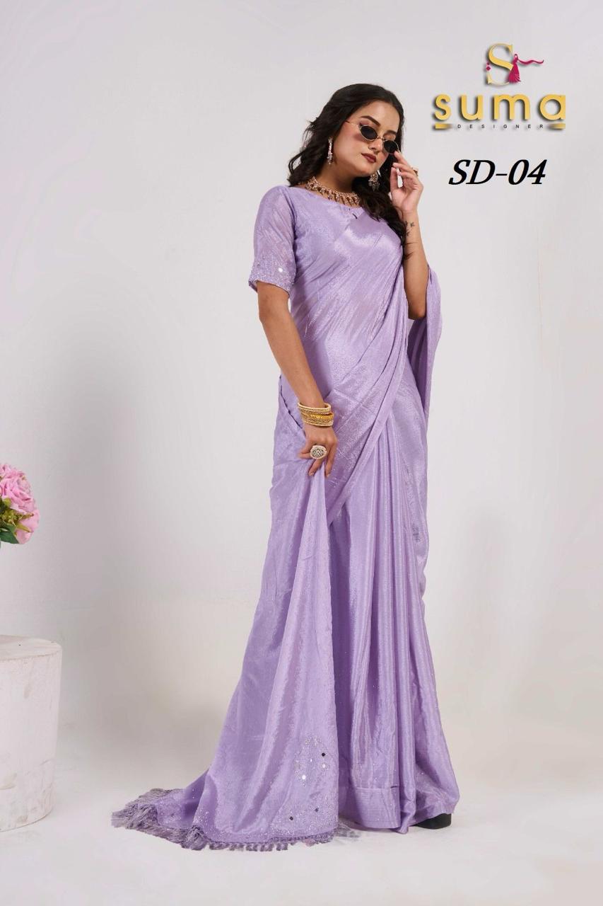 Sd 01 To Sd 011 Suma Designer Swarovski Sarees Wholesaler Gujarat
