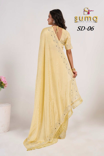 Sd 01 To Sd 011 Suma Designer Swarovski Sarees Wholesaler Gujarat