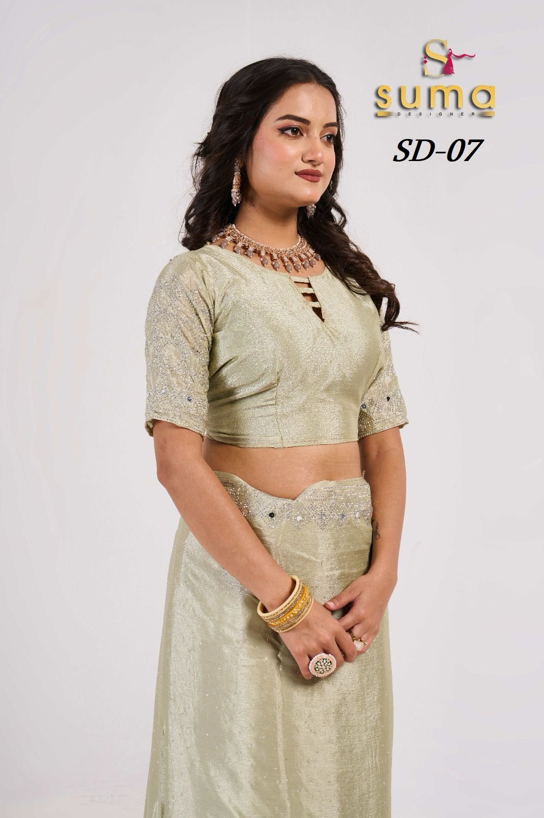 Sd 01 To Sd 011 Suma Designer Swarovski Sarees Wholesaler Gujarat