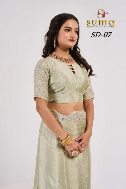 Sd 01 To Sd 011 Suma Designer Swarovski Sarees Wholesaler Gujarat