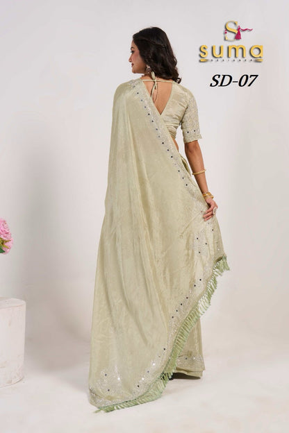 Sd 01 To Sd 011 Suma Designer Swarovski Sarees Wholesaler Gujarat