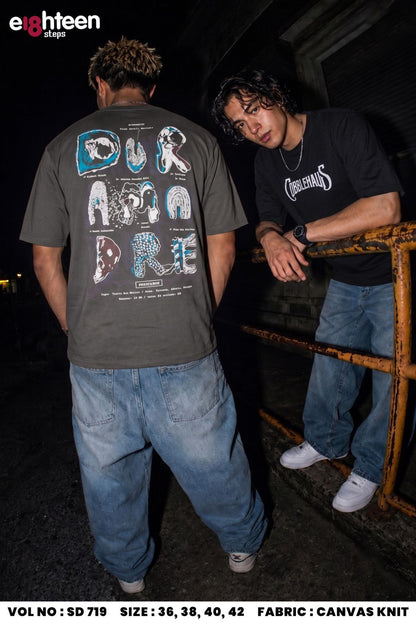 Sd 719 Oversized Eighteen Steps Knit Mens Tshirts Wholesaler Ahmedabad