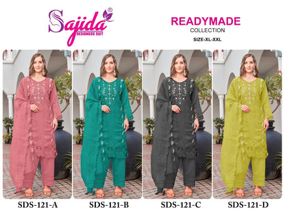Sds 121 Abcd Sajida Viscose Pakistani Readymade Suits Wholesaler Gujarat