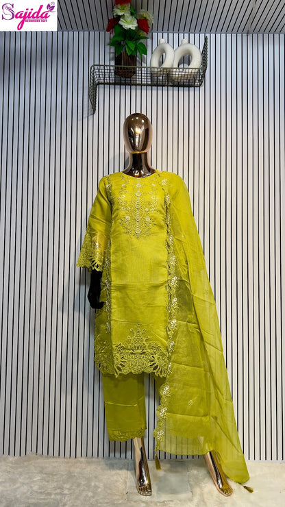 Sds 121 Abcd Sajida Viscose Pakistani Readymade Suits Wholesaler Gujarat