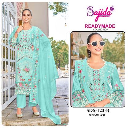 Sds 123 Sajida Cambric Cotton Pakistani Readymade Suits Manufacturer Ahmedabad
