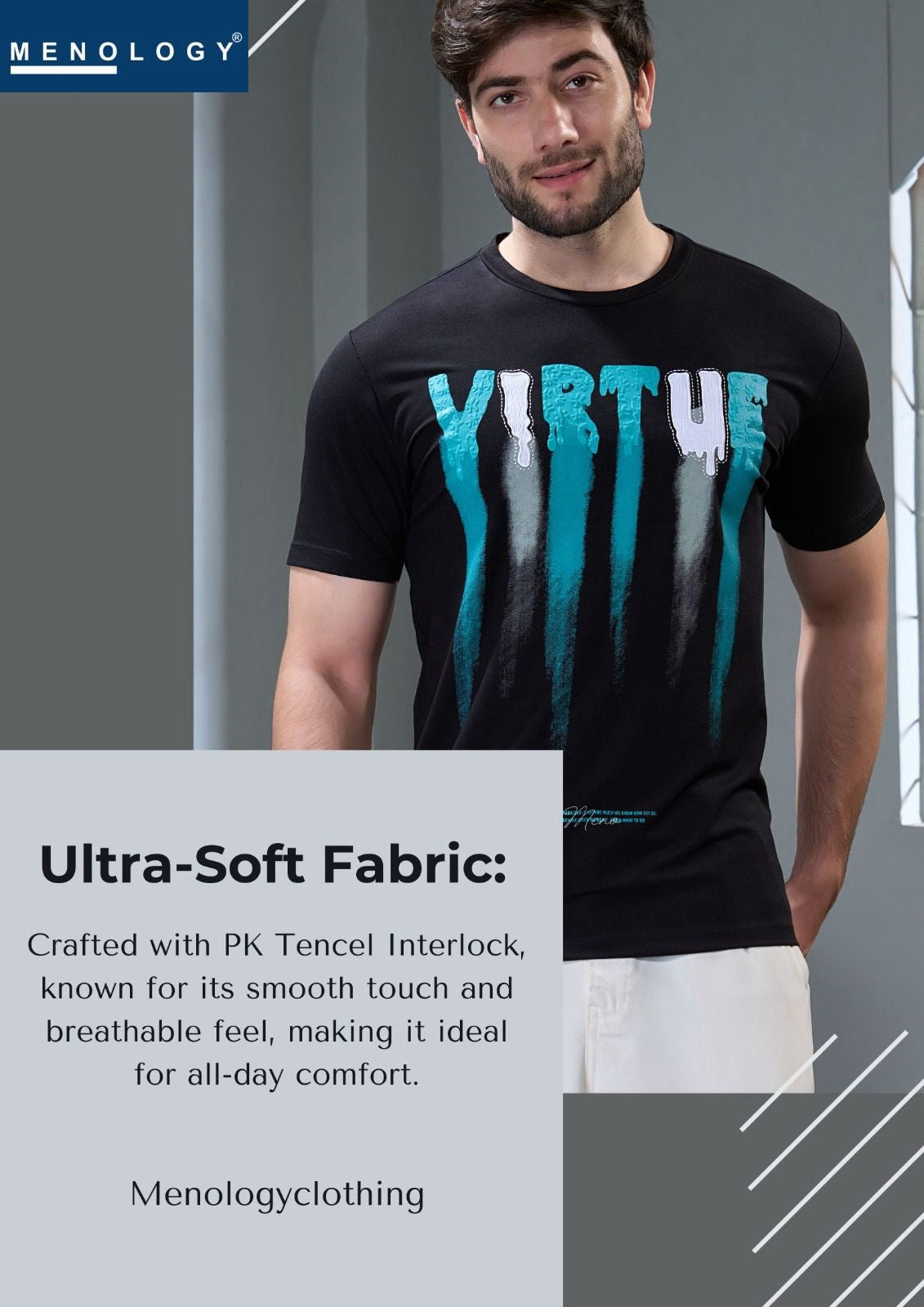 Sds J F25 B Menology Tencil Mens Tshirts Supplier India