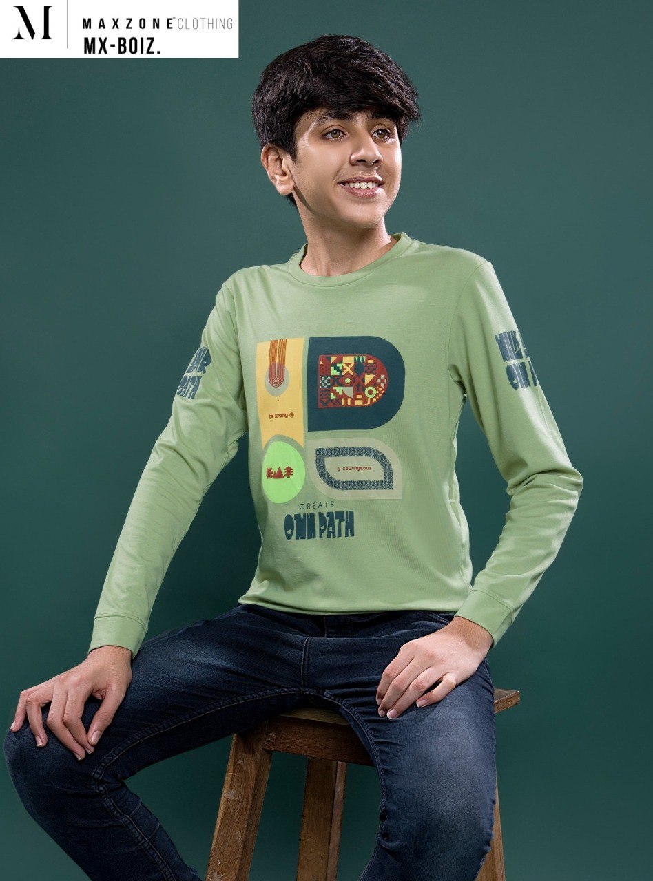Sds J F 3 Dno 1853 Maxzone Clothing Tencil Lycra Boys Tshirt Supplier Ahmedabad