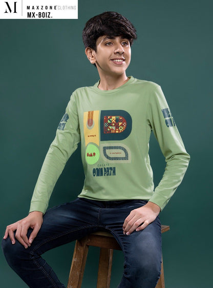 Sds J F 3 Dno 1853 Maxzone Clothing Tencil Lycra Boys Tshirt Supplier Ahmedabad