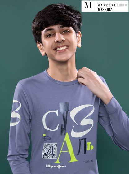 Sds J F 3 Dno 1853 Maxzone Clothing Tencil Lycra Boys Tshirt Supplier Ahmedabad