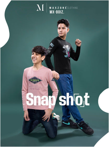 Sds J F 3 Dno 1853 Maxzone Clothing Tencil Lycra Boys Tshirt Supplier Ahmedabad