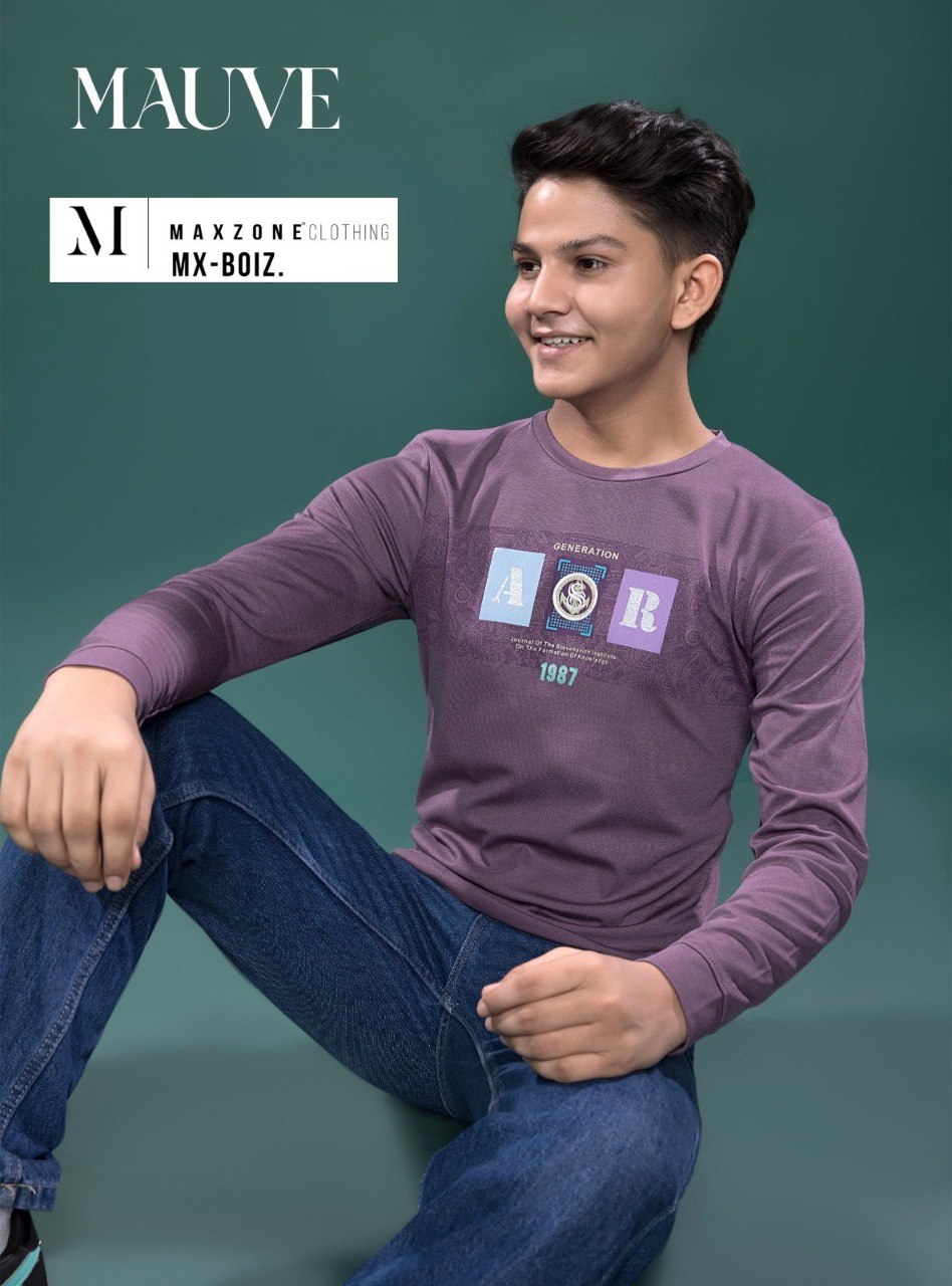 Sds J F 3 Dno 1853 Maxzone Clothing Tencil Lycra Boys Tshirt Supplier Ahmedabad