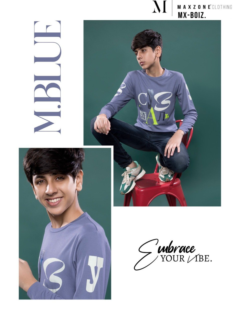 Sds J F 3 Dno 1853 Maxzone Clothing Tencil Lycra Boys Tshirt Supplier Ahmedabad