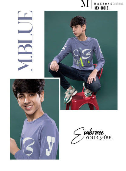 Sds J F 3 Dno 1853 Maxzone Clothing Tencil Lycra Boys Tshirt Supplier Ahmedabad