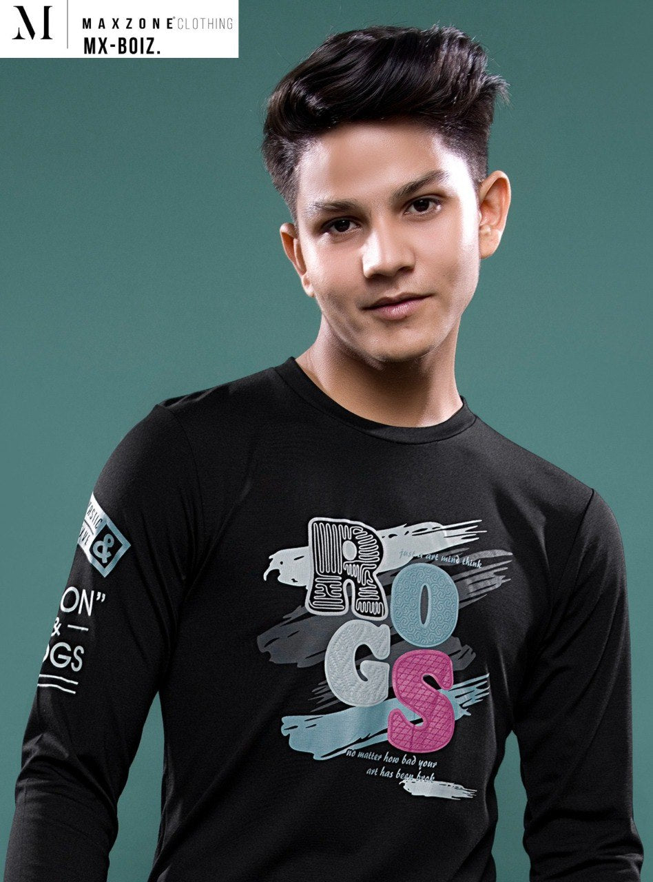 Sds J F 3 Dno 1853 Maxzone Clothing Tencil Lycra Boys Tshirt Supplier Ahmedabad