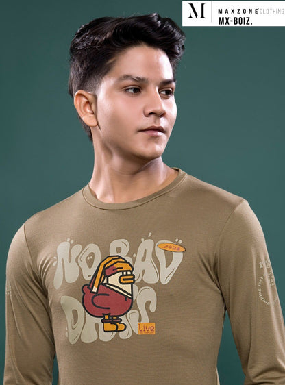 Sds J F 3 Dno 1853 Maxzone Clothing Tencil Lycra Boys Tshirt Supplier Ahmedabad