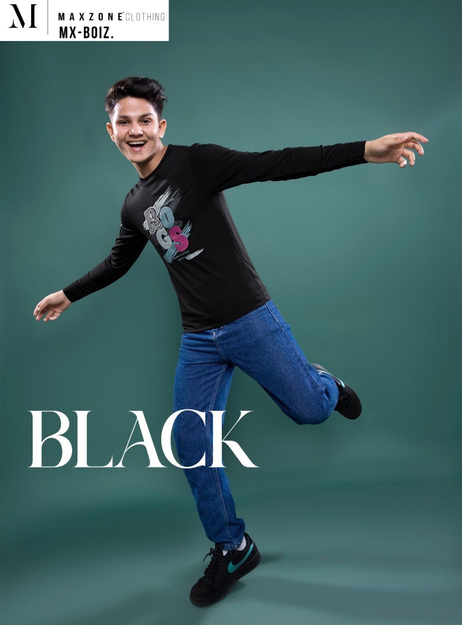 Sds J F 3 Dno 1853 Maxzone Clothing Tencil Lycra Boys Tshirt Supplier Ahmedabad