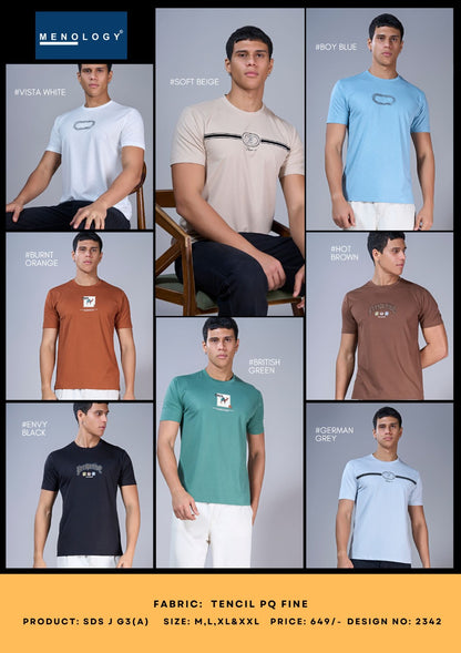 Sds J G3 A D No 2342 Menology Tencil Mens Tshirts Wholesaler India