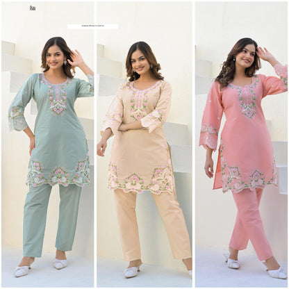 Seaborn Afsana Cotton Co Ord Set Exporter Gujarat