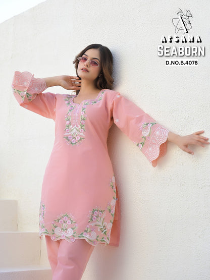 Seaborn Afsana Cotton Co Ord Set Exporter Gujarat