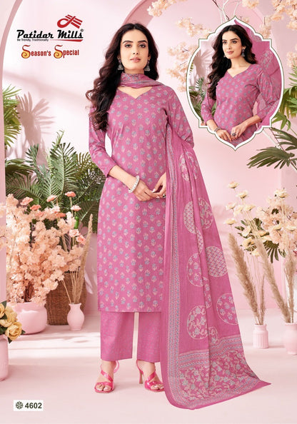 Season Special Vol 46 Patidar Mills Cotton Dress Material Exporter Ahmedabad