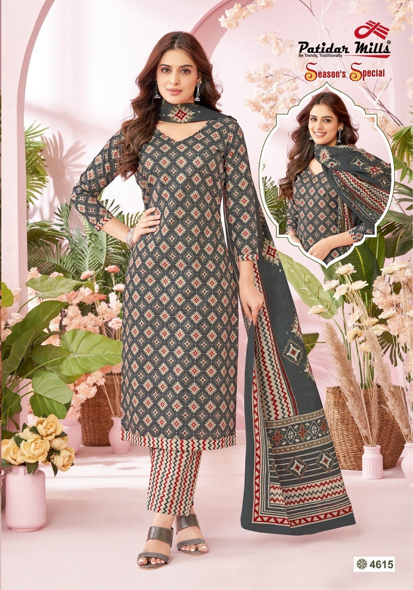Season Special Vol 46 Patidar Mills Cotton Dress Material Exporter Ahmedabad