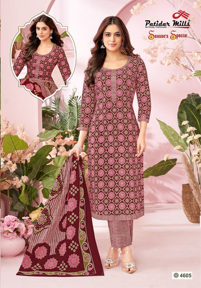 Season Special Vol 46 Patidar Mills Cotton Dress Material Exporter Ahmedabad