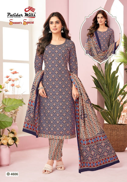 Season Special Vol 46 Patidar Mills Cotton Dress Material Exporter Ahmedabad