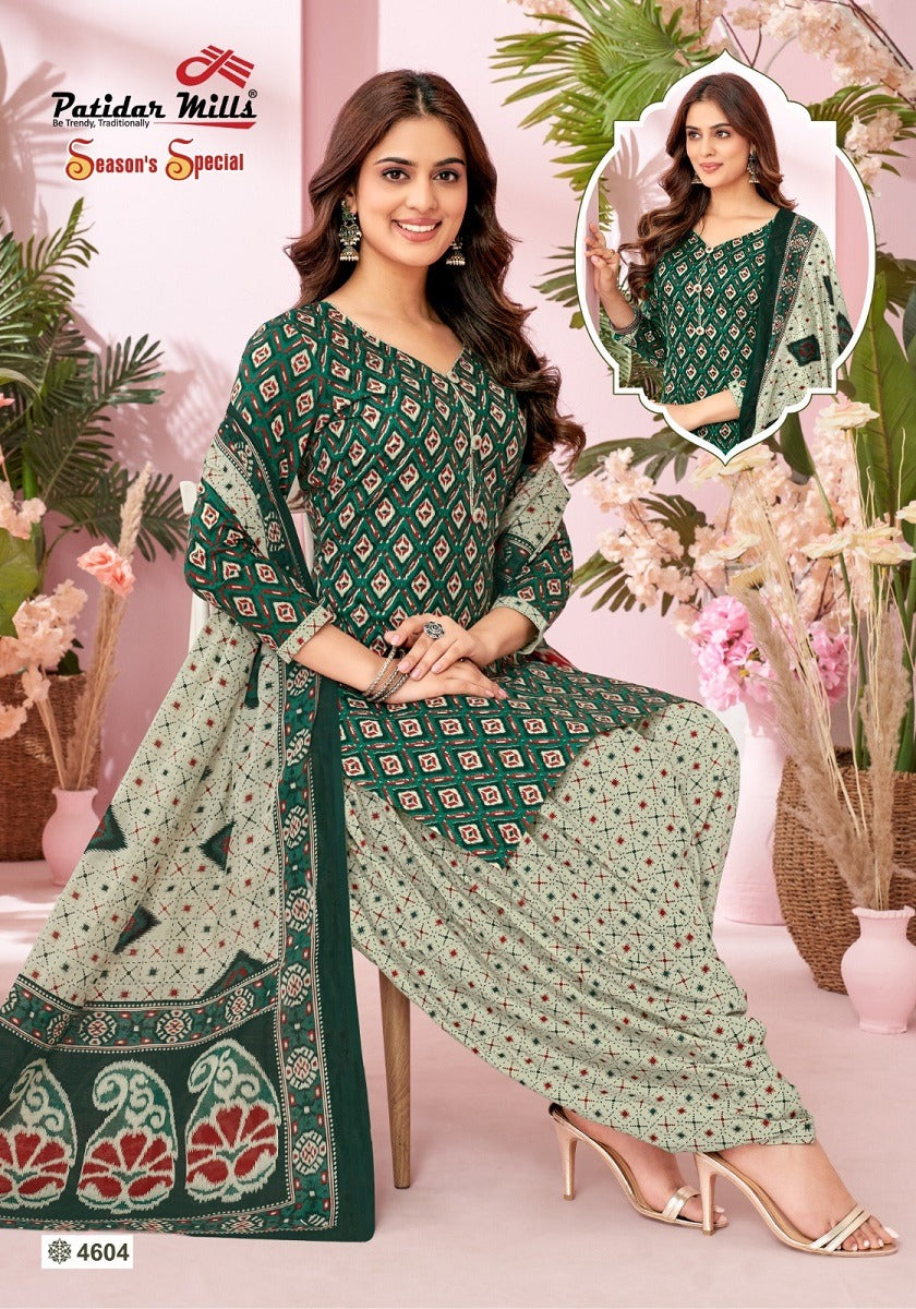 Season Special Vol 46 Patidar Mills Cotton Dress Material Exporter Ahmedabad