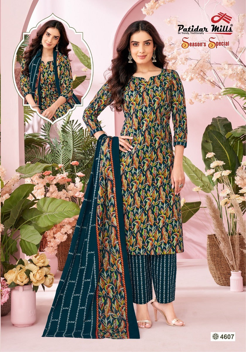 Season Special Vol 46 Patidar Mills Cotton Dress Material Exporter Ahmedabad