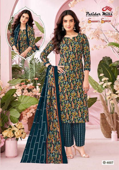 Season Special Vol 46 Patidar Mills Cotton Dress Material Exporter Ahmedabad