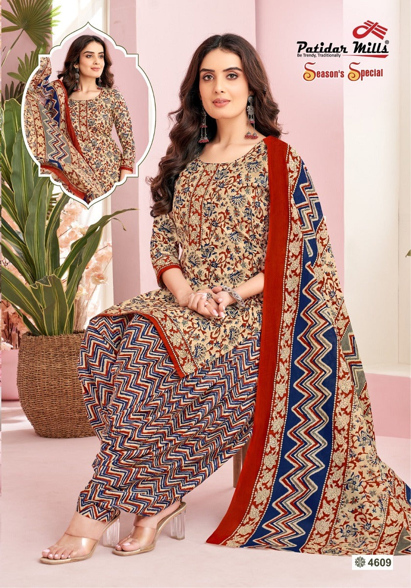 Season Special Vol 46 Patidar Mills Cotton Dress Material Exporter Ahmedabad