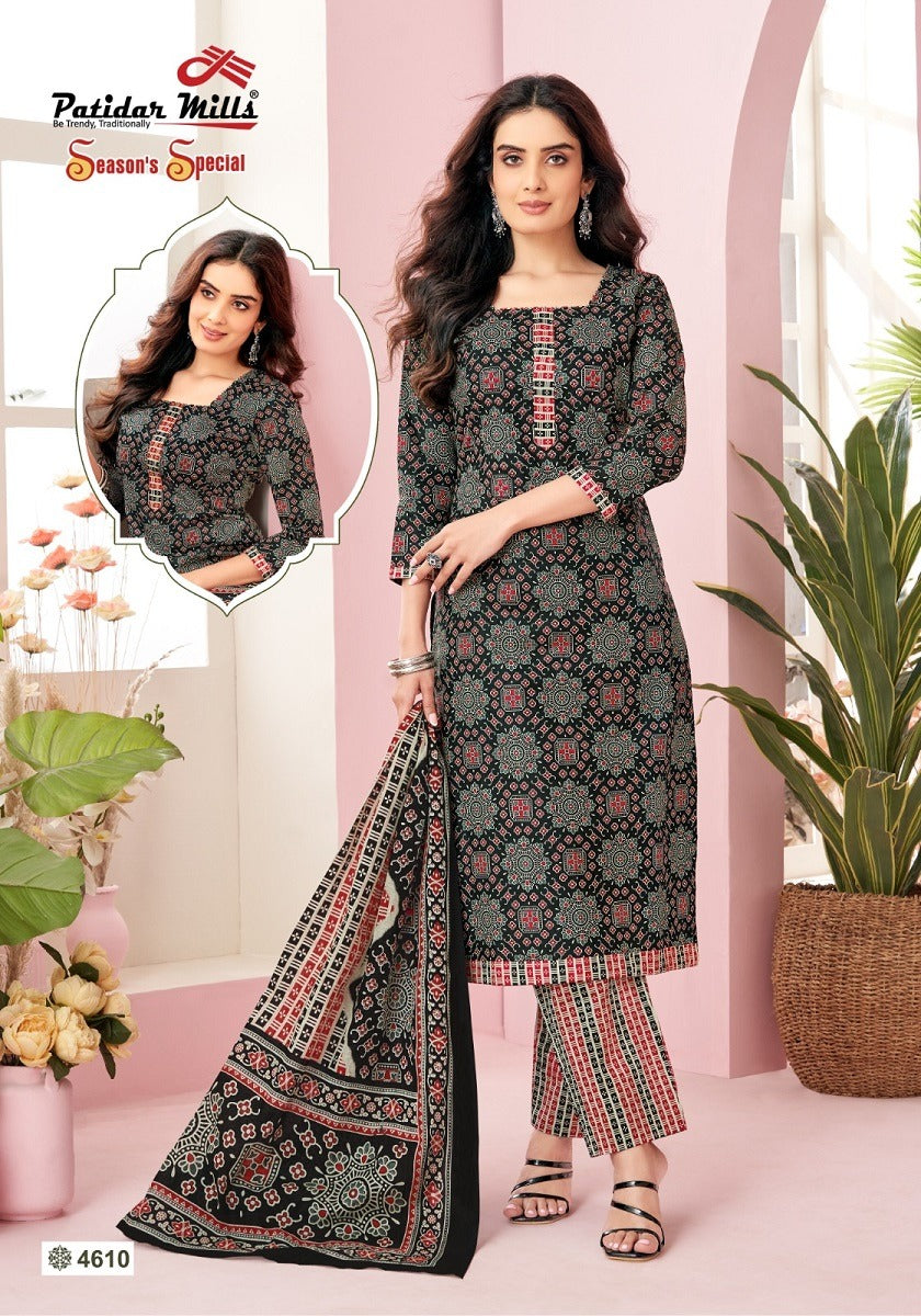 Season Special Vol 46 Patidar Mills Cotton Dress Material Exporter Ahmedabad