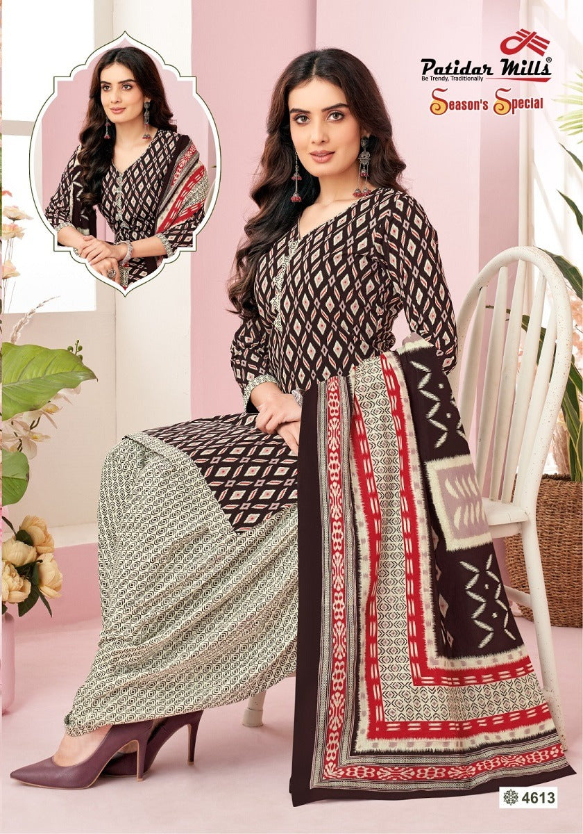 Season Special Vol 46 Patidar Mills Cotton Dress Material Exporter Ahmedabad