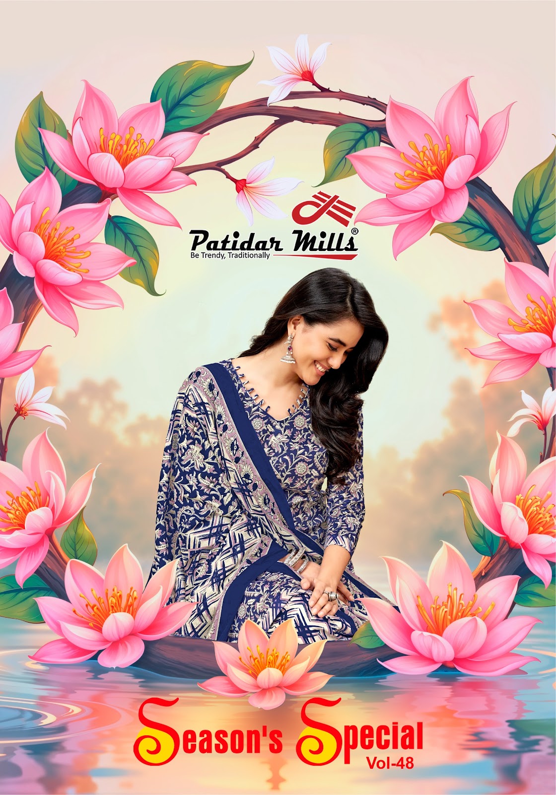 Seasons Special Vol 48 Patidar Mills Cotton Dress Material Manufacturer Gujarat