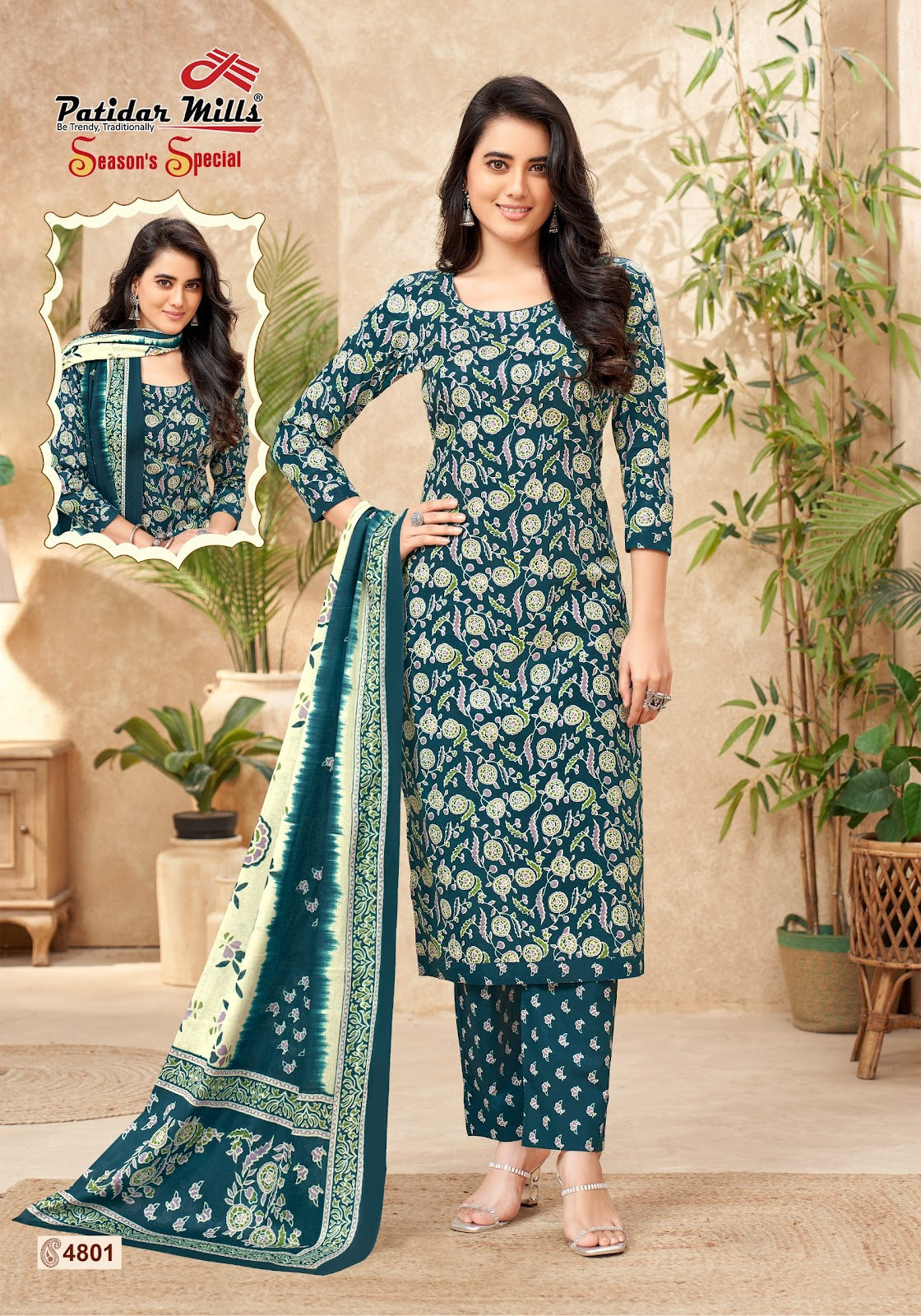 Seasons Special Vol 48 Patidar Mills Cotton Dress Material Manufacturer Gujarat