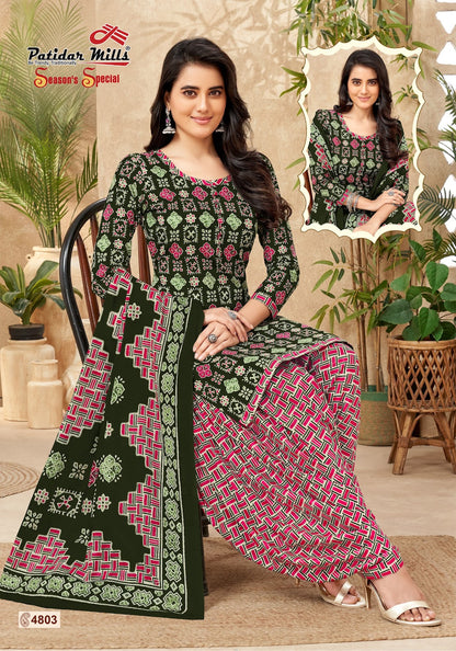 Seasons Special Vol 48 Patidar Mills Cotton Dress Material Manufacturer Gujarat