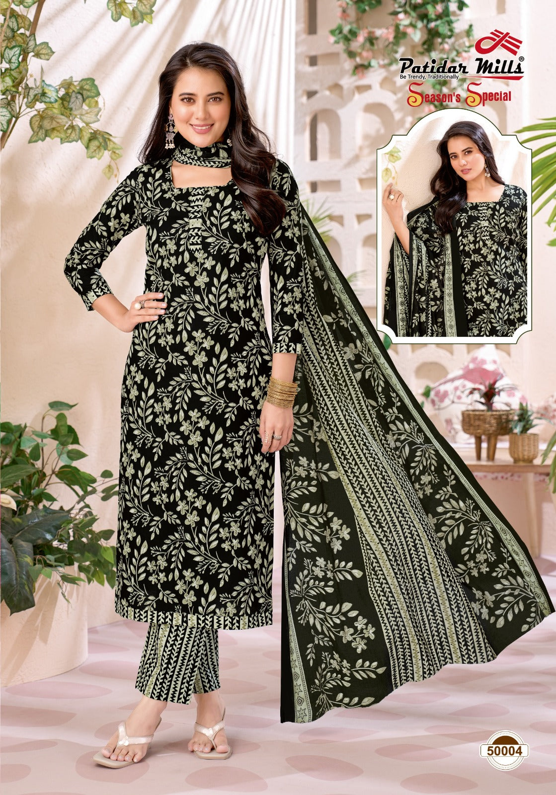 Seasons Special Vol 50 Patidar Mills Cotton Dress Material Wholesale Rate